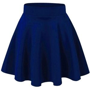 Blue Skater Skirt
